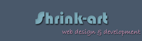Shrink-Art web design and development